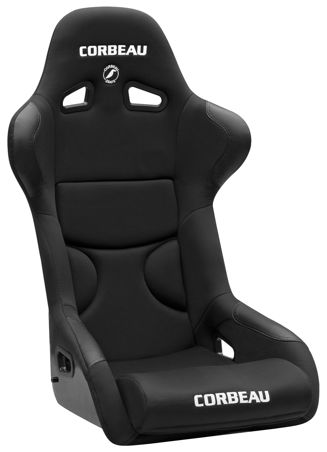 Corbeau FX1  Racing Seat, Black Cloth Wide, 29501W